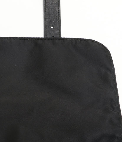Prada Nylon Shoulder Bag Diagonal Making Plain Simple Black BT6671 Women's Prada