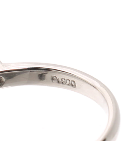 美品 リング 指輪 Pt900 パール 8.1mm ダイヤ 0.07ct レディース SIZE