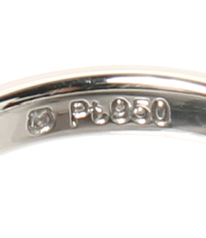 Mikimoto美容产品戒指PT950钻石0.06个女性尺寸7（环）Mikimoto