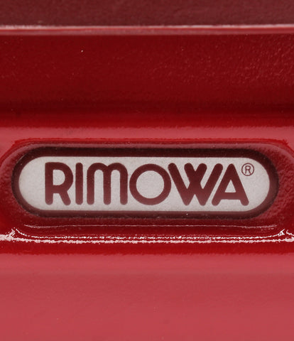 Limois กระเป๋าเดินทางพกกระเป๋าแนวตั้งสองล้อสีแดง unisex rimowa
