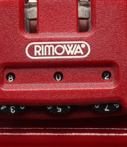 Limois กระเป๋าเดินทางพกกระเป๋าแนวตั้งสองล้อสีแดง unisex rimowa