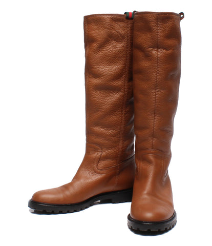 Gucci Long Boots Ladies ขนาด 38 1/2 (มากกว่า XL) GUCCI