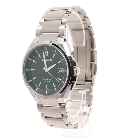 シチズン 美品 腕時計  ATTESA ソーラー ブラック H110-T016308 メンズ   CITIZEN