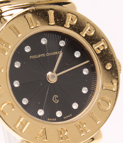 腕時計 サントロペ  クオーツ ブラック 7007901 レディース   PHILIPPE CHARRIOL