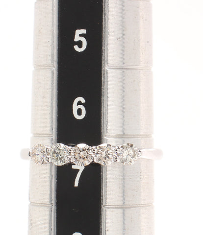 美品 リング 指輪 K18WG ダイヤ 0.3ct      レディース SIZE 7号 (リング) Umu