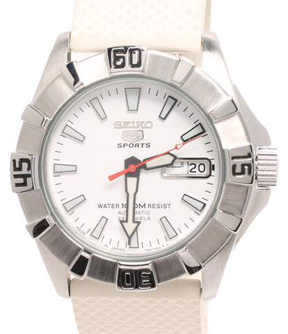 セイコー 腕時計 5 SPORTS 自動巻き ホワイト 7S36-03F0 メンズ SEIKO