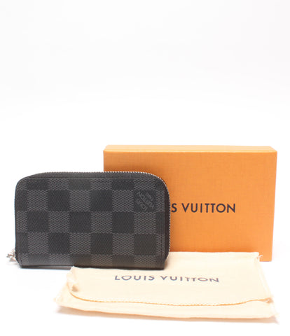 ルイヴィトン 美品 コインケース ジッピーコインパース ダミエグラフィット   N63076 メンズ  (コインケース) Louis Vuitton