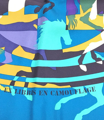 エルメス 美品 シルク100％ スカーフ カレ90 EX LIBRIS EN CAMOUFLAGE     レディース  (複数サイズ) HERMES