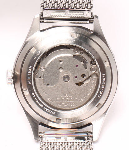 シチズン 美品 腕時計   自動巻き ホワイト 8200-S124573 メンズ   CITIZEN