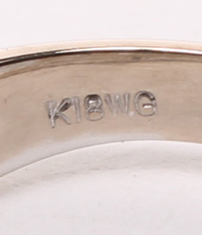 ピンキーリング 指輪 K18WG ダイヤ0.06ct　      レディース SIZE 1号 (リング)