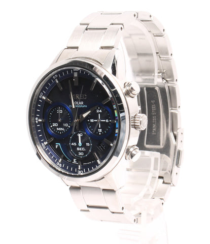 セイコー  腕時計 WIRED  ソーラー ブルー VR42-KZC0 メンズ   SEIKO