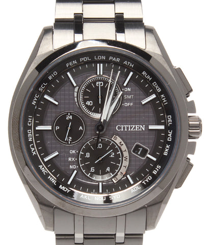 持続時間光発電10ヶ月【値下げ】CITIZEN H804-T019731 ブラックチタン メンズ腕時計