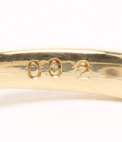 美品 リング 指輪 K18 ダイヤ0.02ct フラワーモチーフ　      レディース SIZE 11号 (リング)