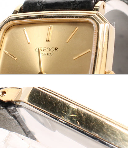 購入激安セイコー CREDOR 5930-5350 クォーツ 時計 腕時計 メンズ☆0310 クレドール