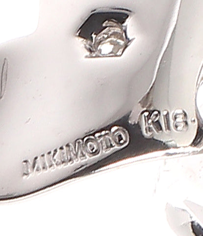 ミキモト  ネックレス K18 ダイヤ 0.20ct バタフライ 蝶々モチーフ      レディース  (ネックレス) MIKIMOTO