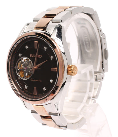 セイコー  腕時計 プレサージュメカニカル  自動巻き ブラウン 4R38-00R0 メンズ   SEIKO