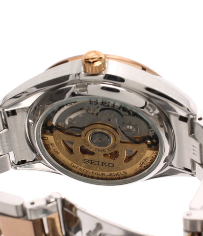 セイコー  腕時計 プレサージュメカニカル  自動巻き ブラウン 4R38-00R0 メンズ   SEIKO