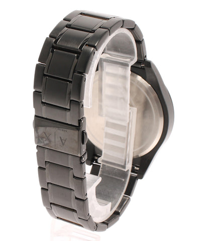 アルマーニエクスチェンジ 腕時計 クオーツ ブラック AX2322 メンズ