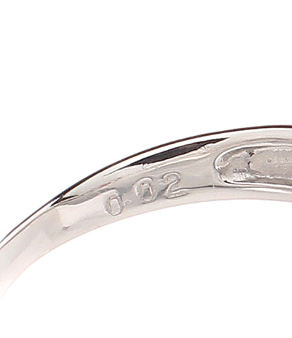 美品 リング 指輪 Pt900 ピンクサファイア ダイヤ 0.02ct      レディース SIZE 9号 (リング)