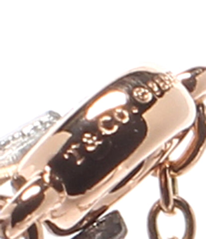 ティファニー 美品 チェーンリング 指輪 K18 バイザヤード ダイヤ1P約0.06ct       レディース SIZE 15号 (リング) TIFFANY＆Co.