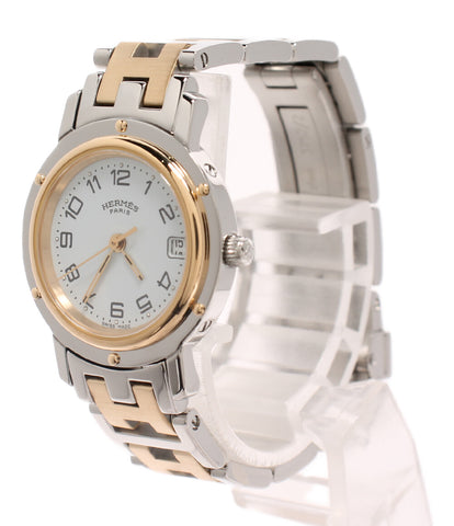エルメス  腕時計 クリッパー  クオーツ ホワイト CL4.220 レディース   HERMES