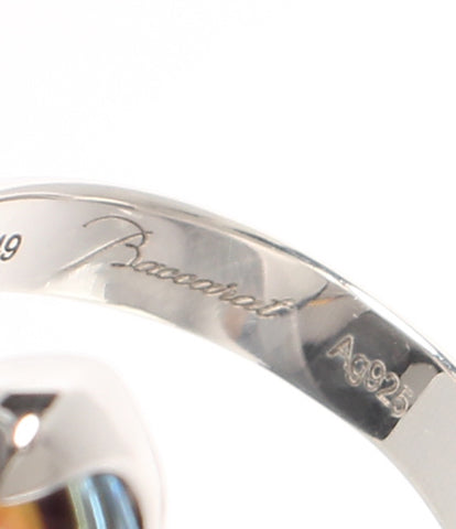 バカラ 美品 リング 指輪 SV925 スカラベブルー レディース SIZE 9号 ...