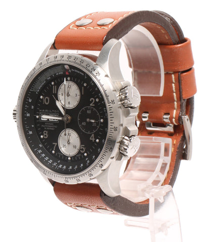 ハミルトン 腕時計 クロノグラフ X-WIND GMT CHRONO KHAKI AVITAION