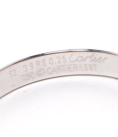 カルティエ 美品 リング 指輪 K18 タンク プリンセスカットダイヤ0.25ct      レディース SIZE 12号 (リング) Cartier