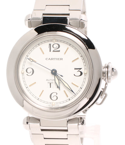 カルティエ  腕時計 パシャC ビッグデイト  自動巻き ホワイト 2475 レディース   Cartier