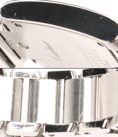 カルティエ  腕時計 タンクフランセーズSM  クオーツ ホワイト 2384 レディース   Cartier