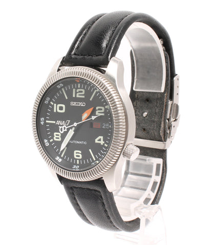 セイコー 腕時計 ANAパイロットモデル 自動巻き ブラック 7S26-0620 ...