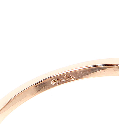 アガット 美品 リング 指輪 K18 ダイヤ 0.05ct レディース SIZE 6号