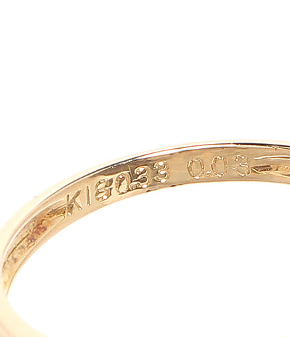 美品 リング 指輪 K18 サファイア 0.33ct ダイヤ 0.03ct      レディース SIZE 10号 (リング)