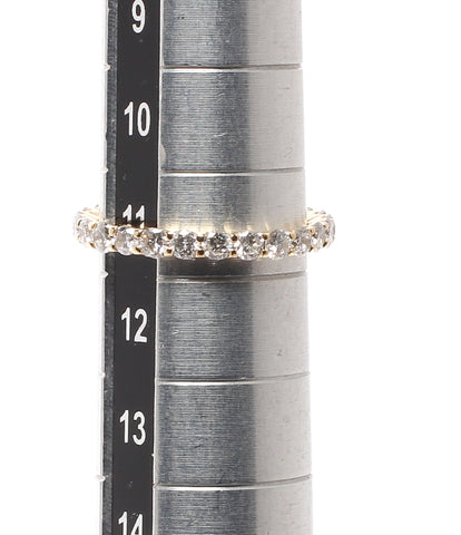 美品 リング 指輪 K18 ダイヤ1.30ct フルエタニティ　      レディース SIZE 11号 (リング)