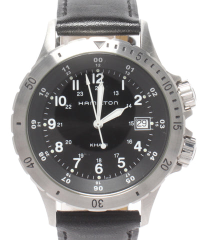 ハミルトン  腕時計 カーキフィールド  クオーツ ブラック H744511 メンズ   HAMILTON