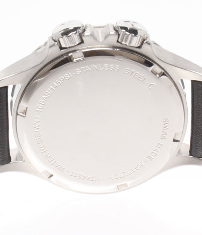 ハミルトン 腕時計 カーキフィールド クオーツ ブラック H744511