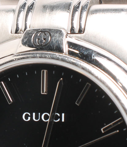 グッチ 腕時計 デイト アナログ クオーツ ブラック 9040M メンズ