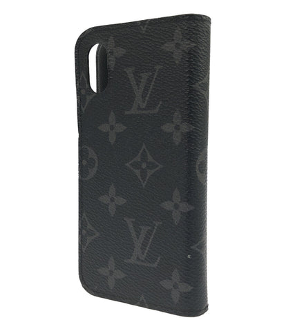 ルイヴィトン  スマホケース フォリオ iPhone X&XS モノグラム エクリプス   M63446 メンズ  (複数サイズ) Louis Vuitton