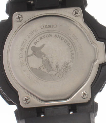 カシオ  腕時計 BURTONコラボレーションモデル  G-SHOCK クオーツ ブラック GDF-100BTN メンズ   CASIO