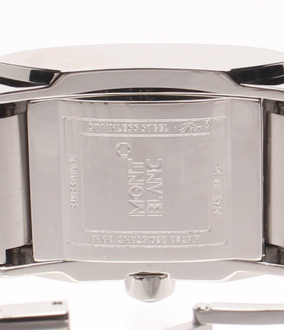モンブラン 美品 腕時計 プロファイル クオーツ シルバー 7048 メンズ ...