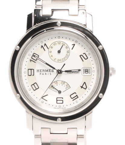エルメス  腕時計 パワーリザーブ クリッパー 自動巻き ホワイト CL2.810 メンズ   HERMES