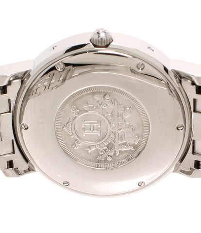 エルメス  腕時計 パワーリザーブ クリッパー 自動巻き ホワイト CL2.810 メンズ   HERMES