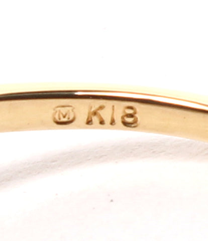 ミキモト 美品 リング 指輪 K18 パール 4.4mm-5.6mm ダイヤ1P      レディース SIZE 13号 (リング) MIKIMOTO