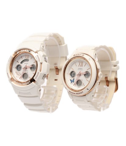 カシオ  腕時計 ペアウォッチ ラバーズコレクション2018 BABY-G クオーツ ホワイト AW-591LF BGA-150LF ユニセックス   CASIO