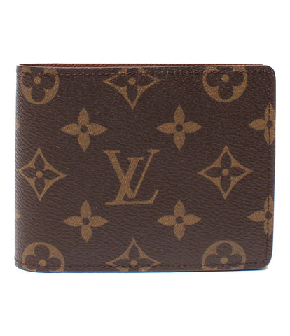 ルイヴィトン 美品 二つ折り財布 ポルトフォイユ ミュルティプル モノグラム   M60895 メンズ  (2つ折り財布) Louis Vuitton