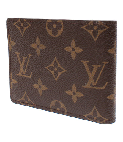 ルイヴィトン 美品 二つ折り財布 ポルトフォイユ ミュルティプル モノグラム   M60895 メンズ  (2つ折り財布) Louis Vuitton