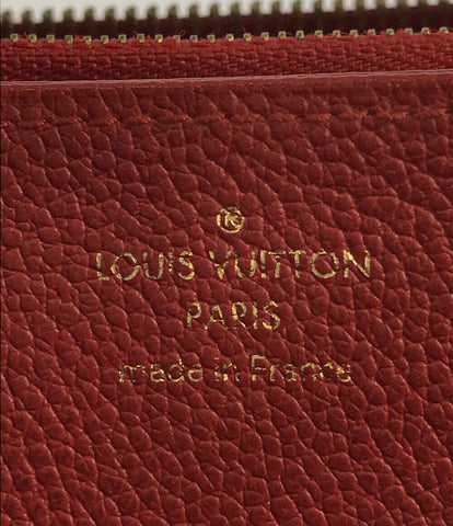 ルイヴィトン  ラウンドファスナー長財布 ジッピーウォレット モノグラムアンプラント スカーレット   M63691 レディース  (ラウンドファスナー) Louis Vuitton
