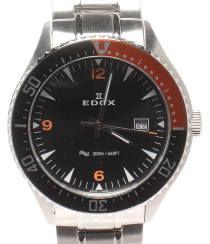 エドックス 腕時計 クオーツ ブラック 53016 メンズ EDOX – rehello by