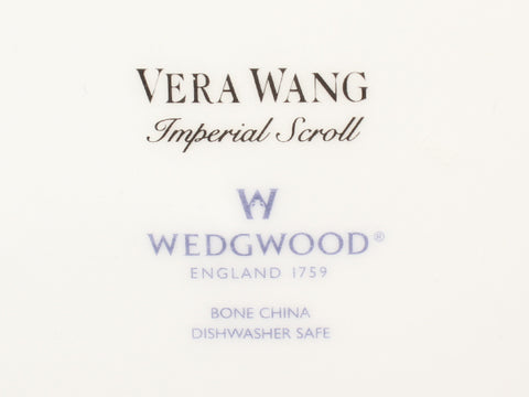ウェッジウッド 美品 プレート 皿 2点セット 23cm 27cm  ヴェラ ウォン インペリアルスクロール vera wang imperial scroll       WEDGWOOD