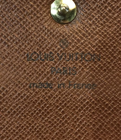 ルイヴィトン  三つ折り財布 ポルトトレゾール エテュイ パピエ モノグラム   M61202 ユニセックス  (3つ折り財布) Louis Vuitton